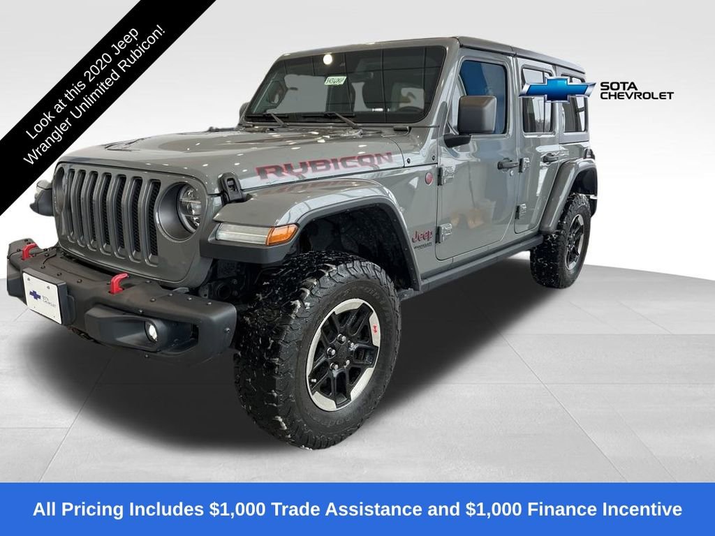 Used 2020 Jeep Wrangler Unlimited Rubicon w/ Dual Top Group image 1