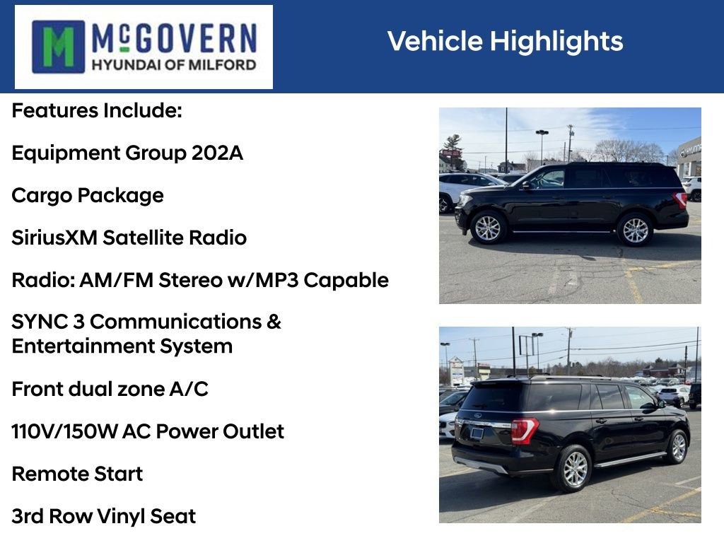 Used 2020 Ford Expedition Max XLT w/ Equipment Group 202A image 4