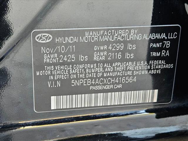 Used 2012 Hyundai Sonata GLS w/ Popular Equipment Pkg FWD image 15
