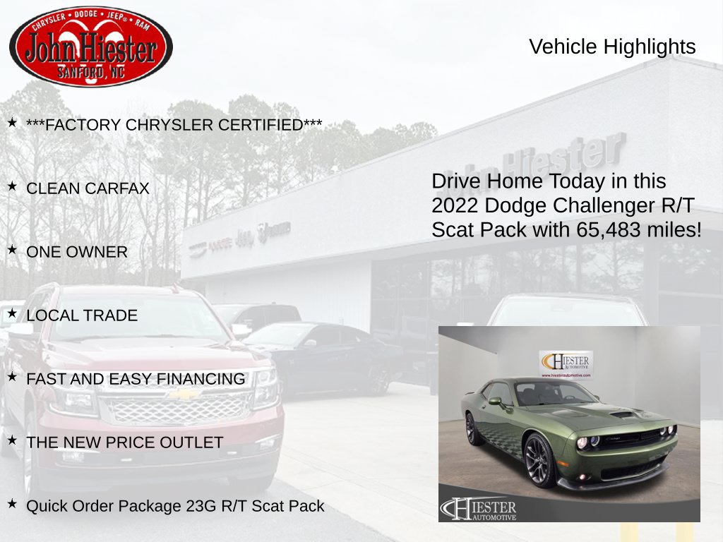 Used 2022 Dodge Challenger R/T Scat Pack RWD image 5