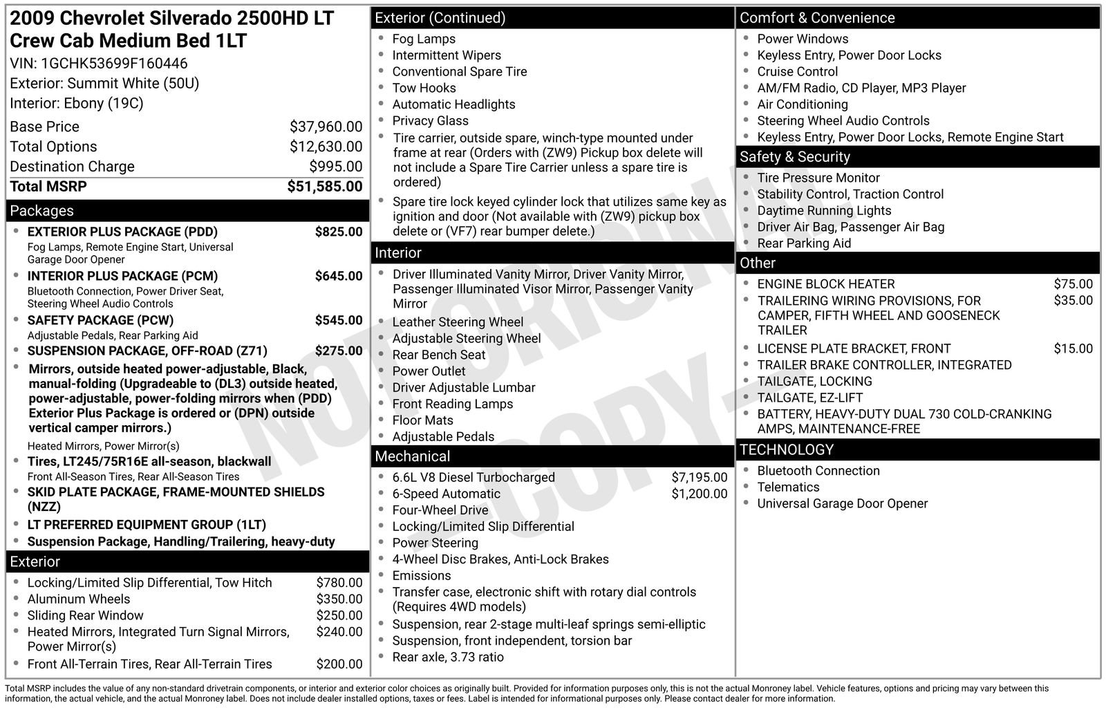 Used 2009 Chevrolet Silverado 2500 LT w/ Exterior Plus Package image 35