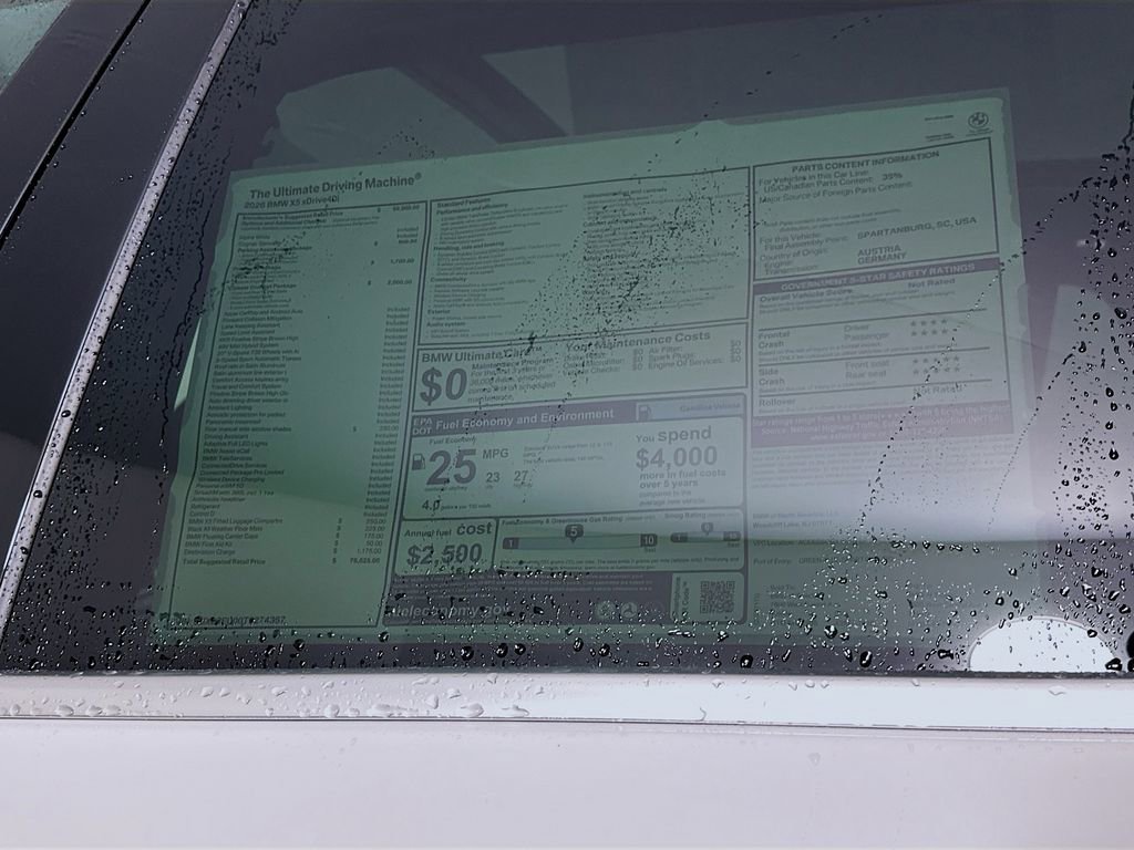 New 2026 BMW X5 xDrive40i w/ Climate Comfort Package image 12