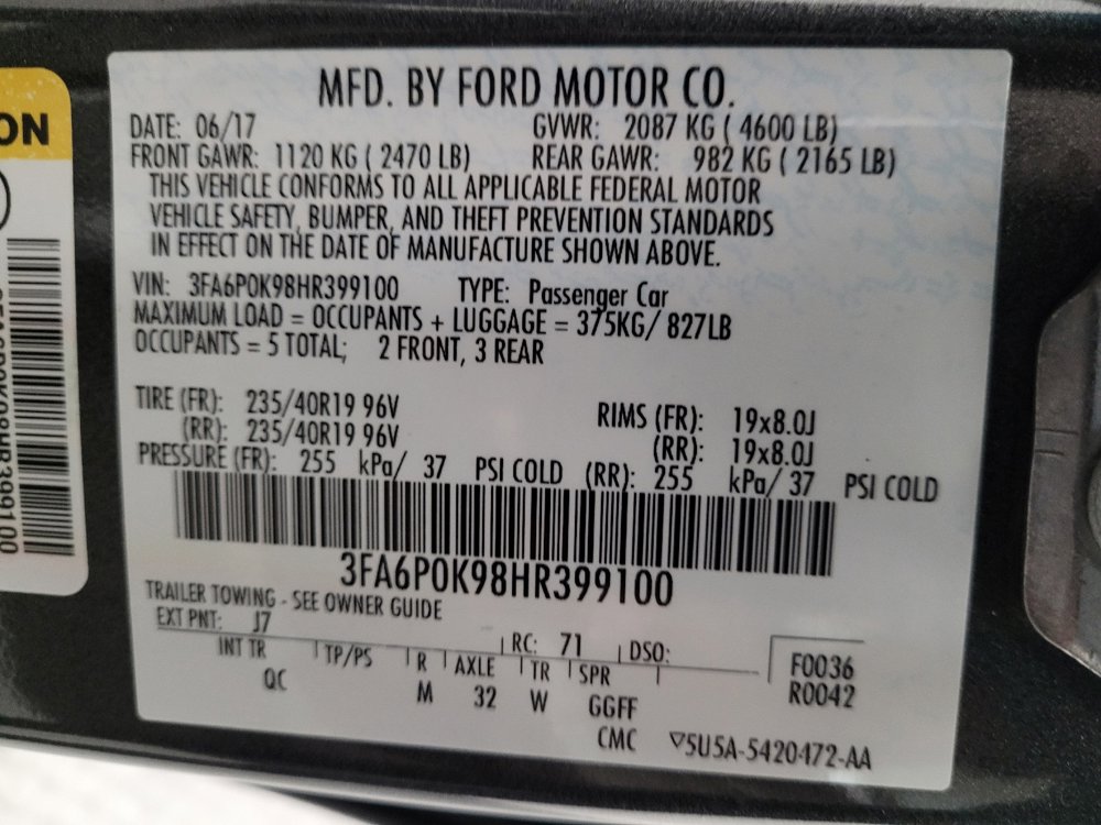 Used 2017 Ford Fusion Platinum image 33