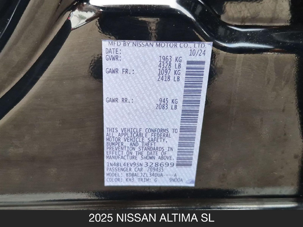 Used 2025 Nissan Altima 2.5 SL FWD image 26