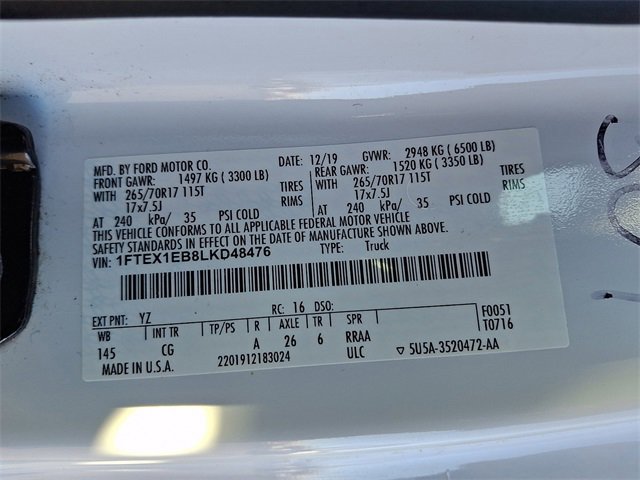 Used 2020 Ford F150 XL w/ Equipment Group 101A Mid image 26