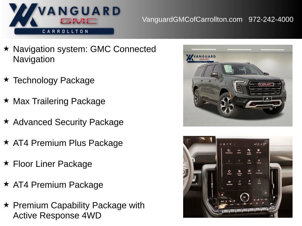 New 2026 GMC Yukon XL AT4 w/ AT4 Premium Plus Package image 6