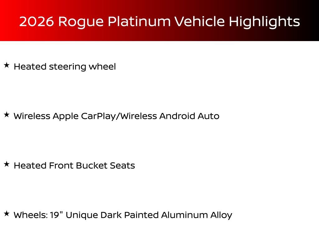 New 2026 Nissan Rogue Platinum w/ Platinum Premium Package image 8