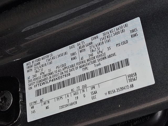 Used 2025 Ford F150 XLT w/ Equipment Group 301A Standard AWD/4WD image 27