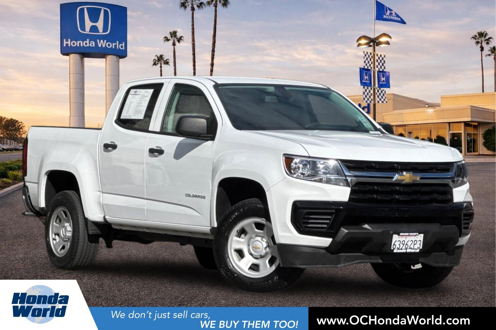 Used 2022 Chevrolet Colorado W/T w/ WT Convenience Package RWD image 1