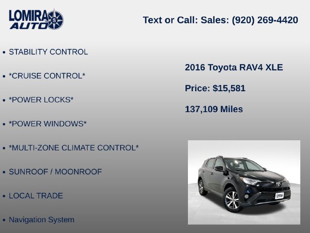 Used 2016 Toyota RAV4 XLE AWD/4WD image 8