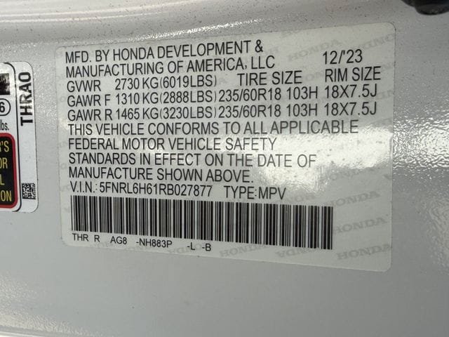Used 2024 Honda Odyssey EX-L image 27