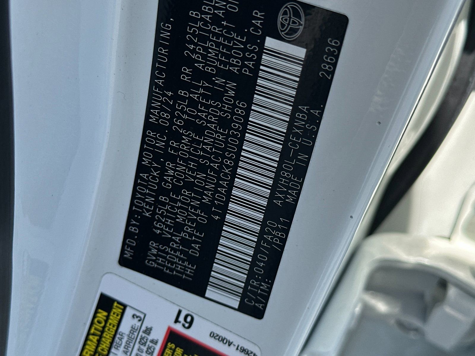 Used 2025 Toyota Camry LE FWD image 25
