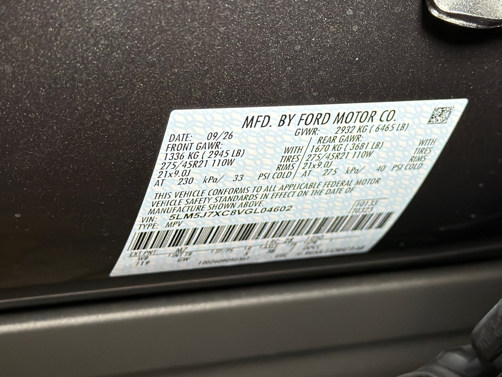 New 2027 Lincoln Aviator Reserve AWD/4WD image 20