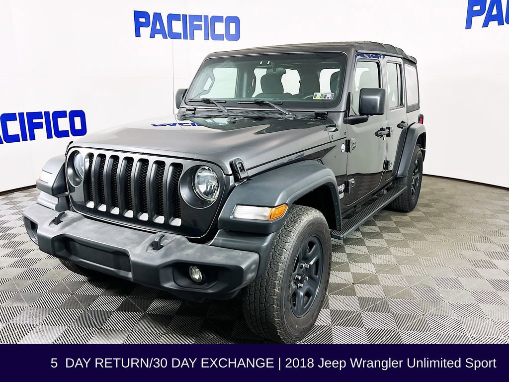 Used 2018 Jeep Wrangler Unlimited Sport AWD/4WD image 4