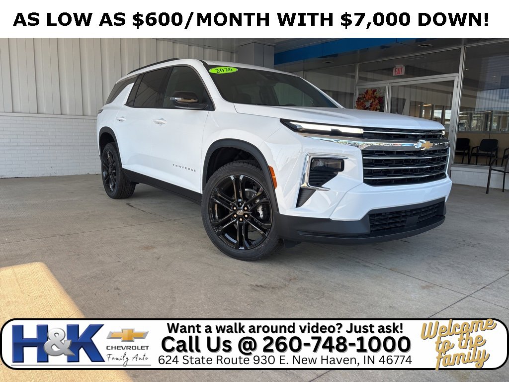 New 2026 Chevrolet Traverse LT image 1