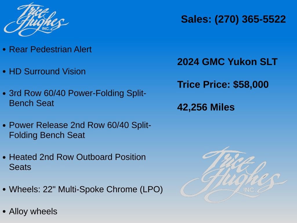 Used 2024 GMC Yukon SLT w/ SLT Premium Package AWD/4WD image 26