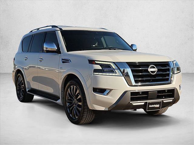 Used 2022 Nissan Armada Platinum w/ Captain's Chairs Package RWD image 3