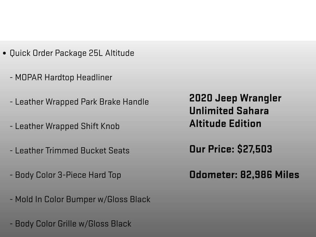 Used 2020 Jeep Wrangler Unlimited Sahara image 6