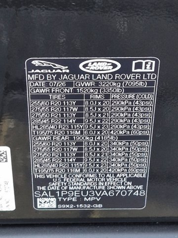 New 2027 Land Rover Range Rover Sport SE AWD/4WD image 17