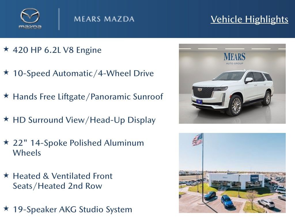 Used 2021 Cadillac Escalade Premium Luxury image 2