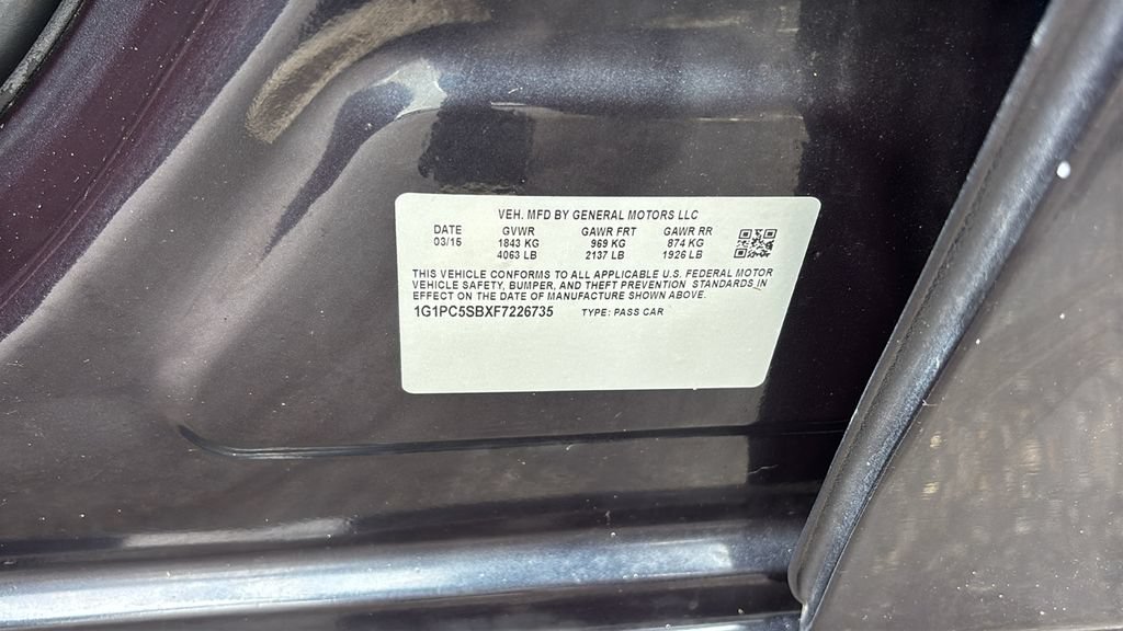 Used 2015 Chevrolet Cruze LT FWD image 32