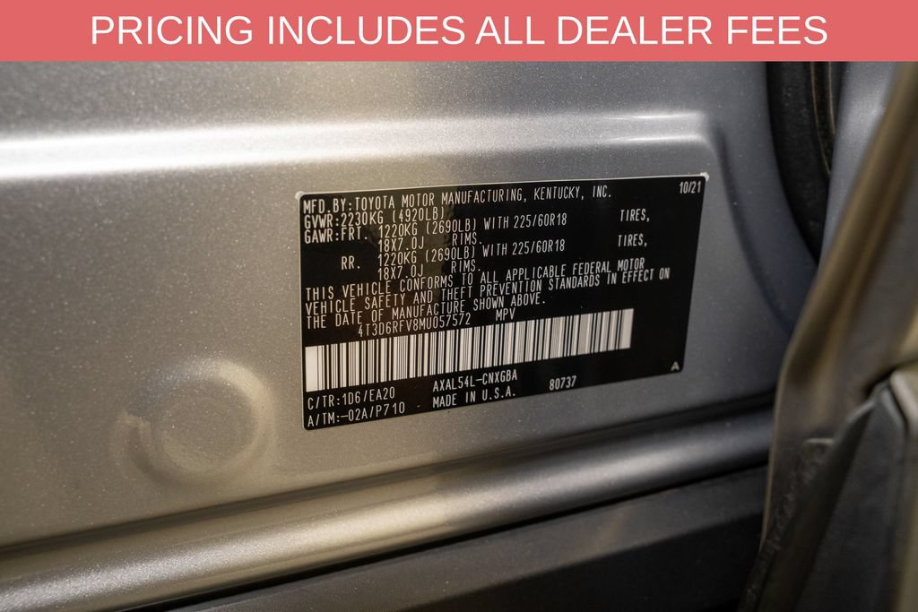 Used 2021 Toyota RAV4 Limited AWD/4WD image 22