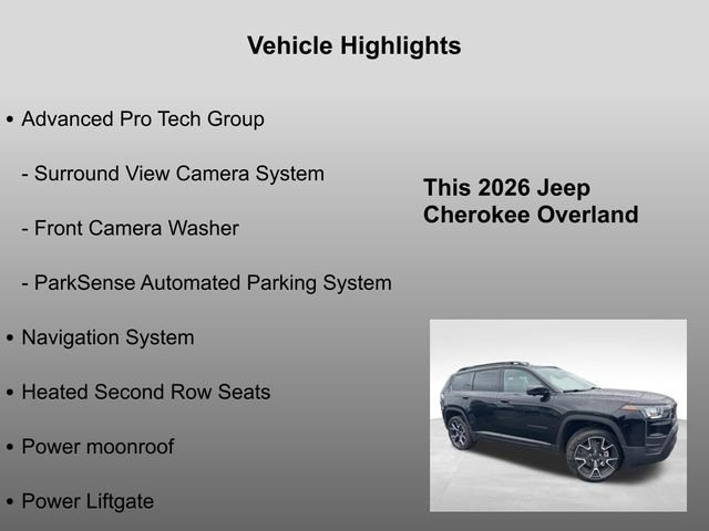 New 2026 Jeep Cherokee Overland image 10