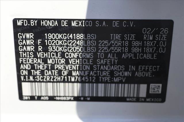 New 2026 Honda HR-V EX-L image 25