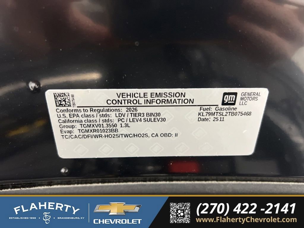 New 2026 Chevrolet TrailBlazer RS w/ Driver Confidence Package image 17