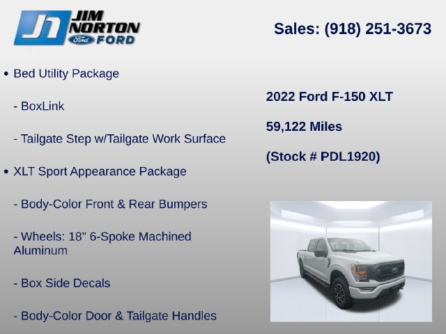 Used 2022 Ford F150 XLT w/ Equipment Group 302A High AWD/4WD image 16