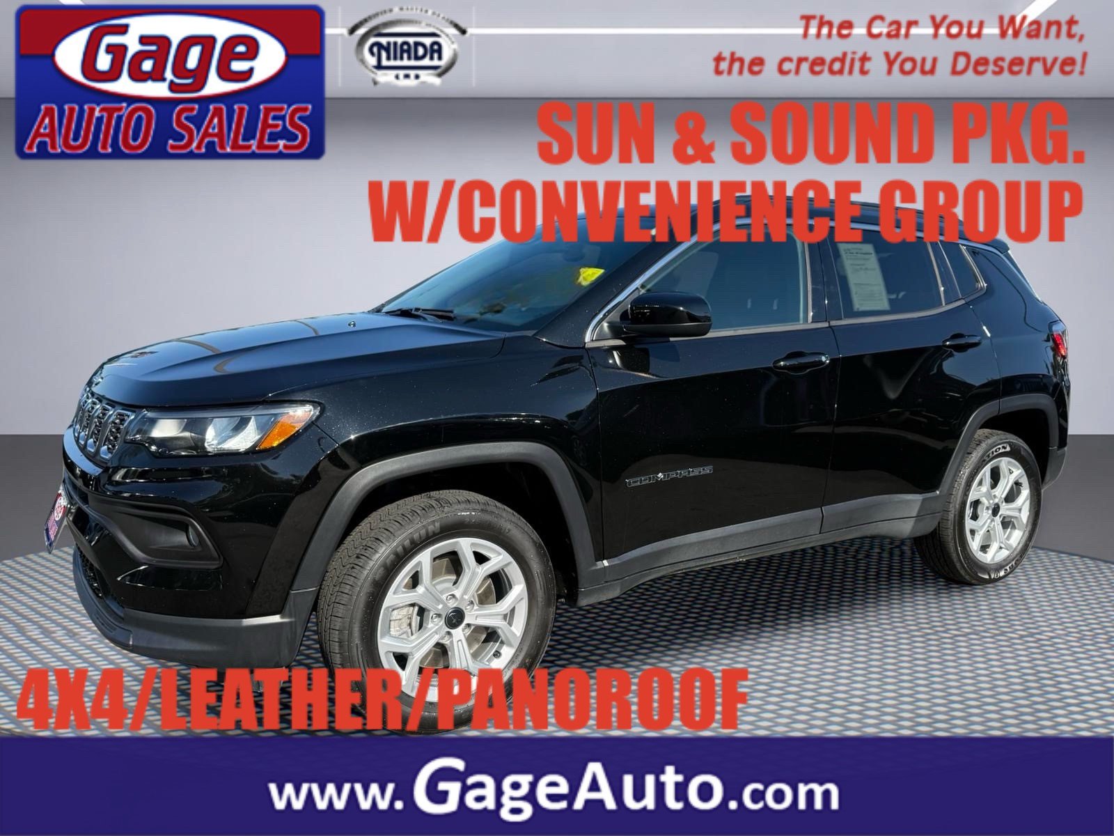 Used 2025 Jeep Compass Latitude w/ Sun & Sound Group