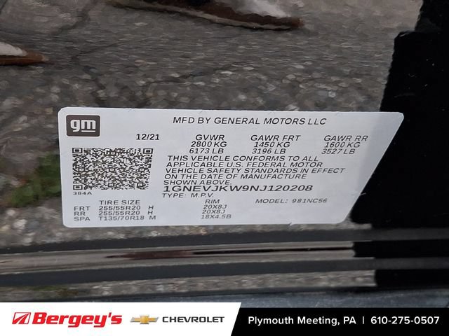 Certified 2022 Chevrolet Traverse RS AWD/4WD image 31