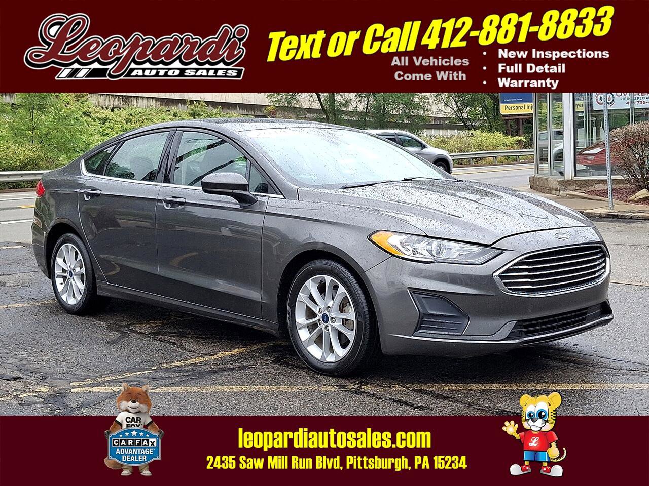Used 2019 Ford Fusion SE