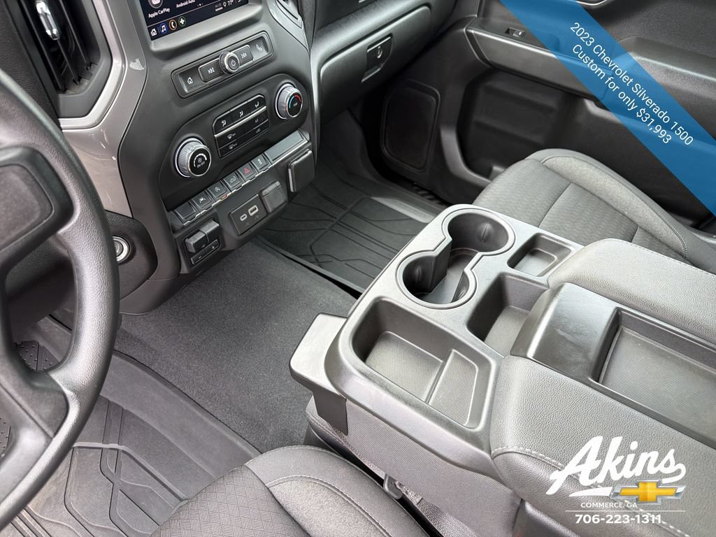 Certified 2023 Chevrolet Silverado 1500 Custom w/ LPO, Dark Essentials Package AWD/4WD image 16