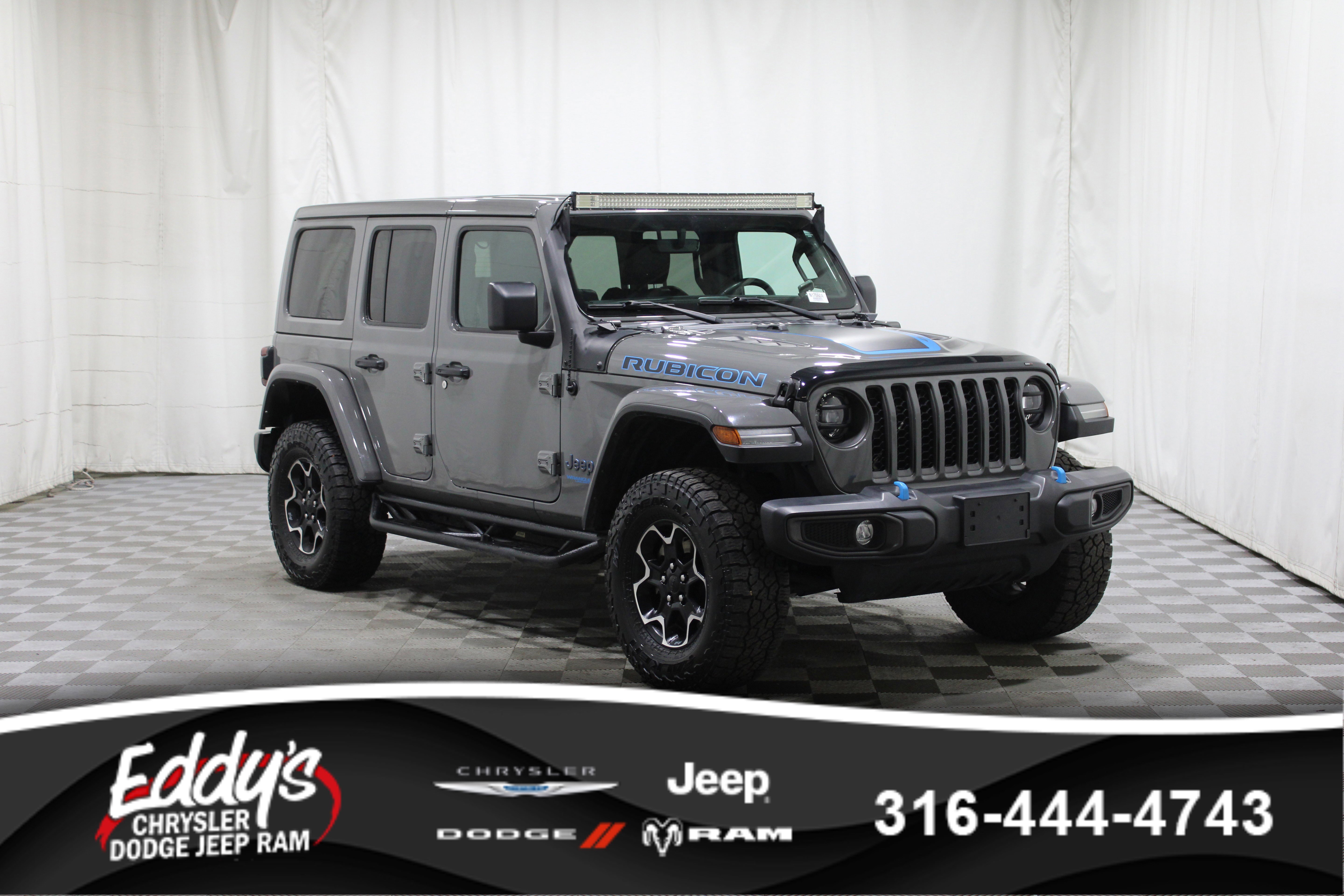 Used 2021 Jeep Wrangler Unlimited Rubicon 4xe image 1