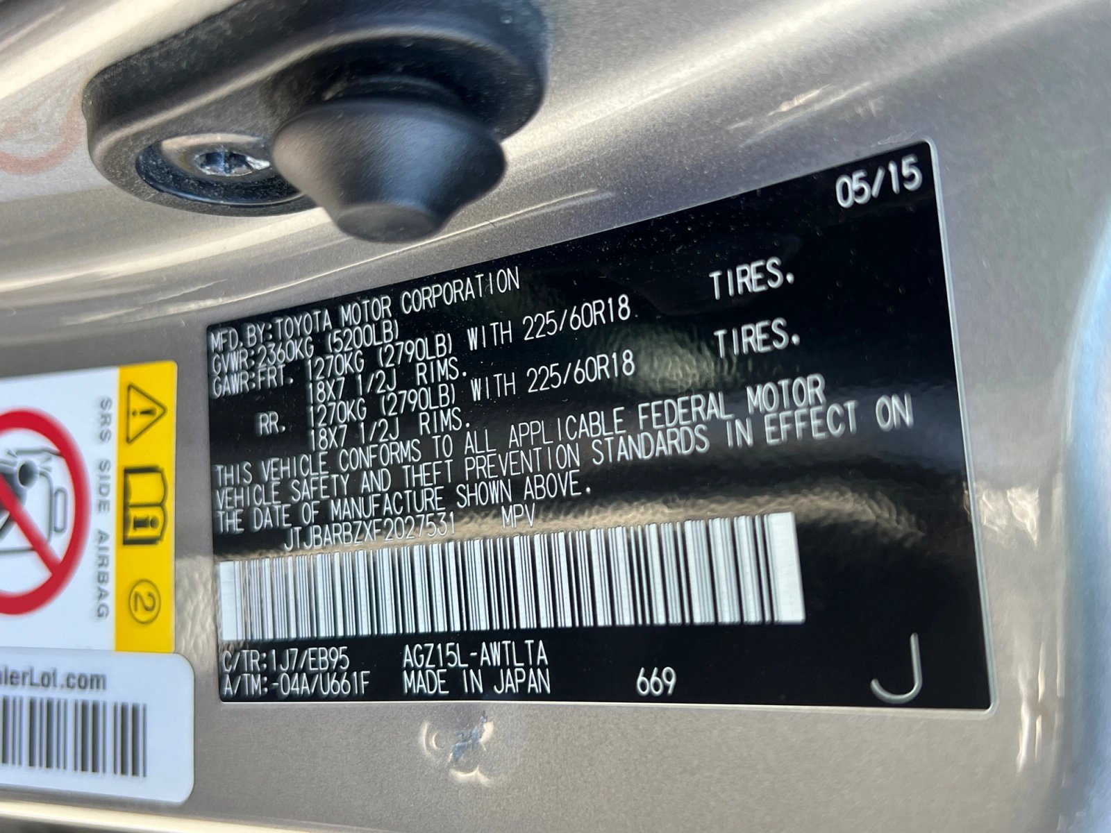 Used 2015 Lexus NX 200t F Sport w/ Navigation System Package AWD/4WD image 13