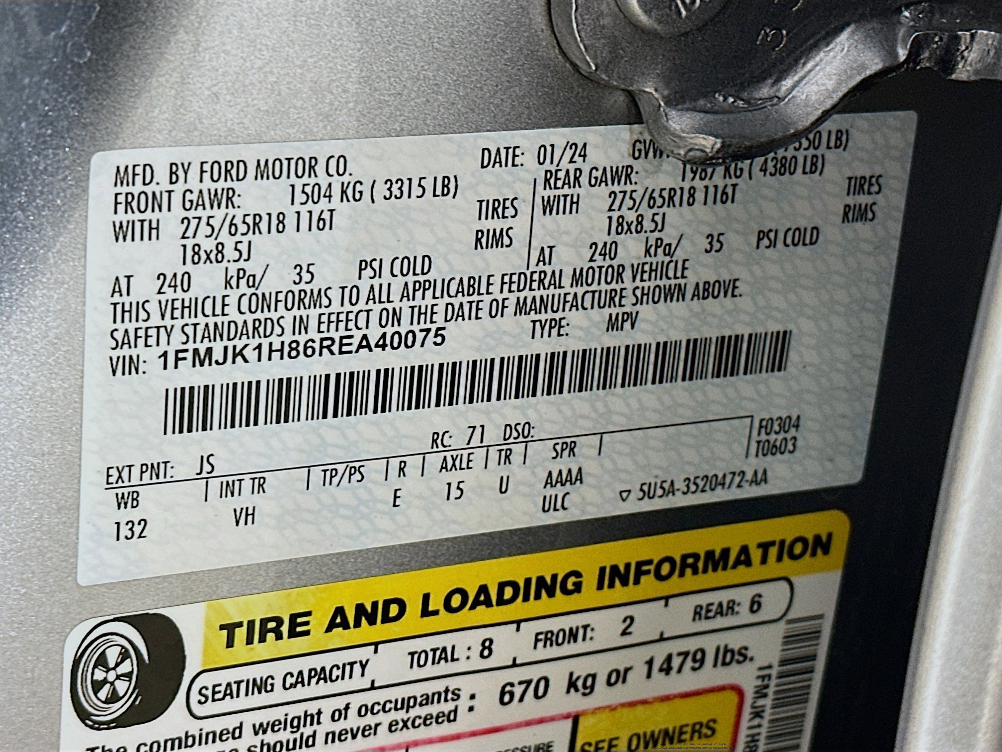 Used 2024 Ford Expedition Max XLT image 12