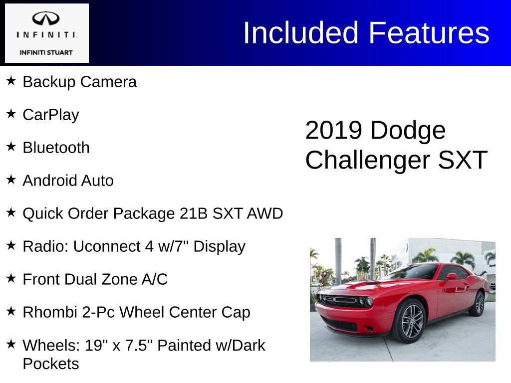 Used 2019 Dodge Challenger SXT video 2