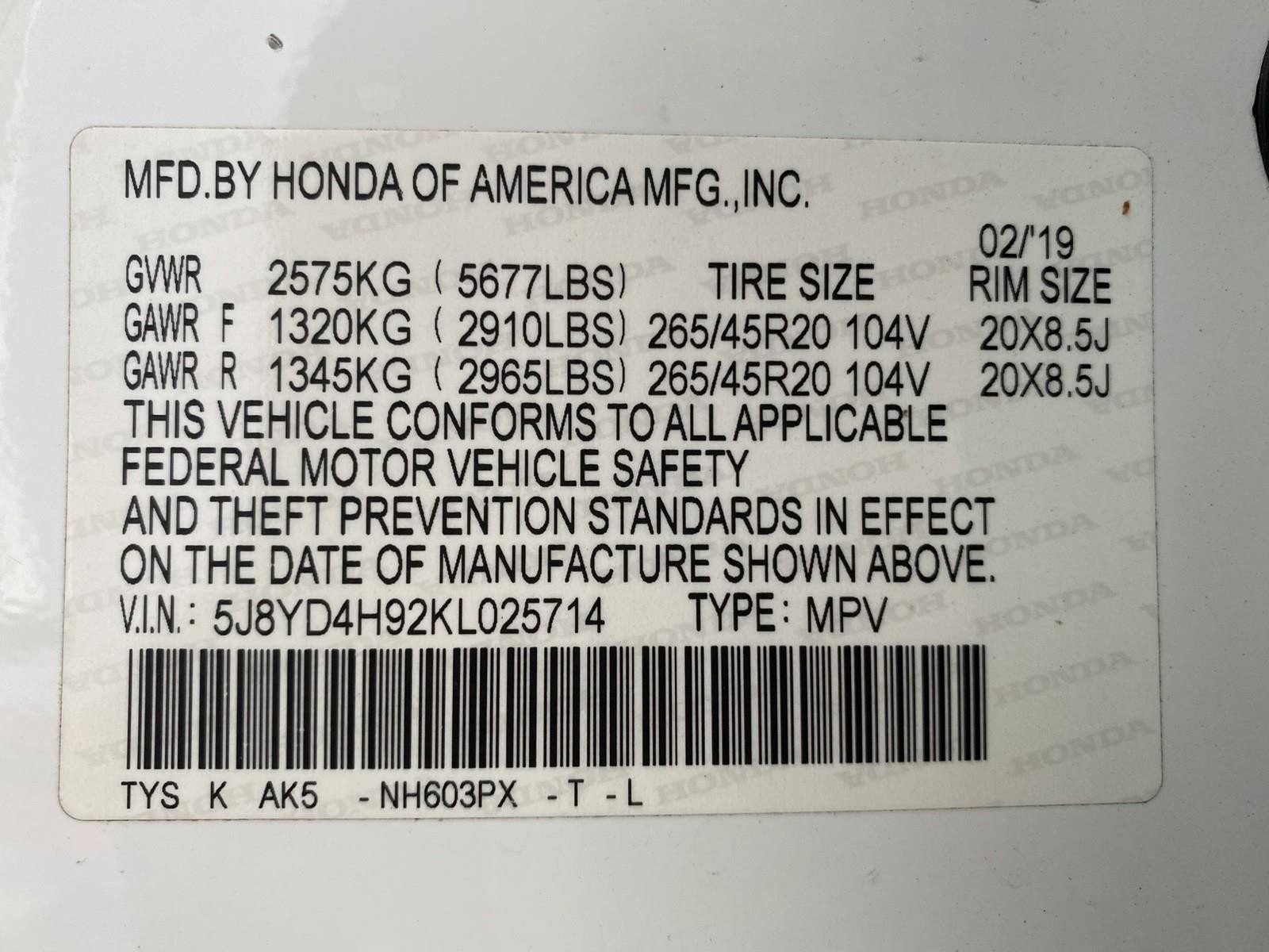 Used 2019 Acura MDX w/ Advance & Entertainment image 38