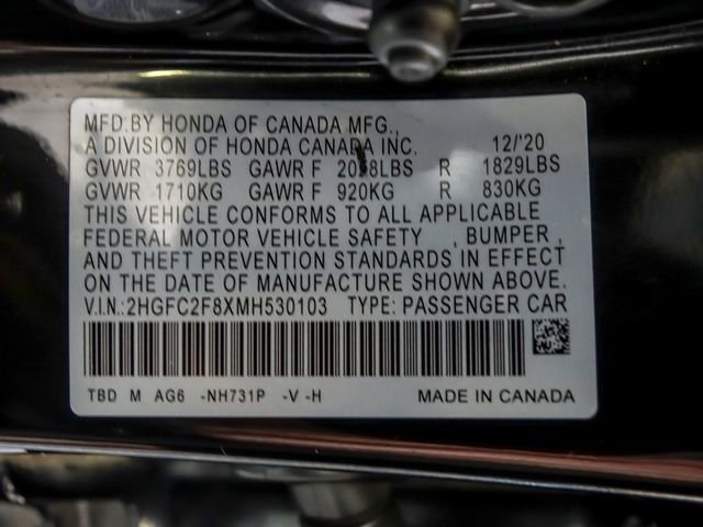 Used 2021 Honda Civic Sport image 31