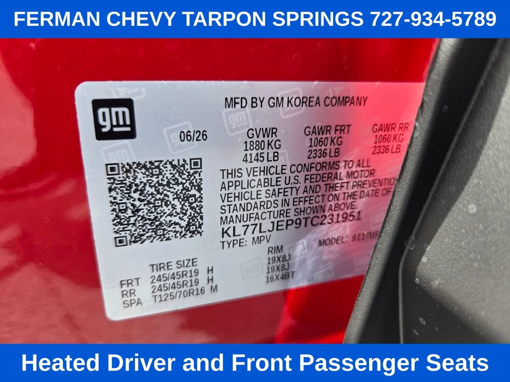 New 2026 Chevrolet Trax RS w/ Driver Confidence Package FWD image 23