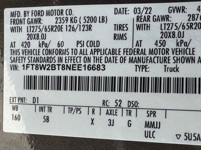Used 2022 Ford F250 Lariat w/ Lariat Ultimate Package AWD/4WD image 35