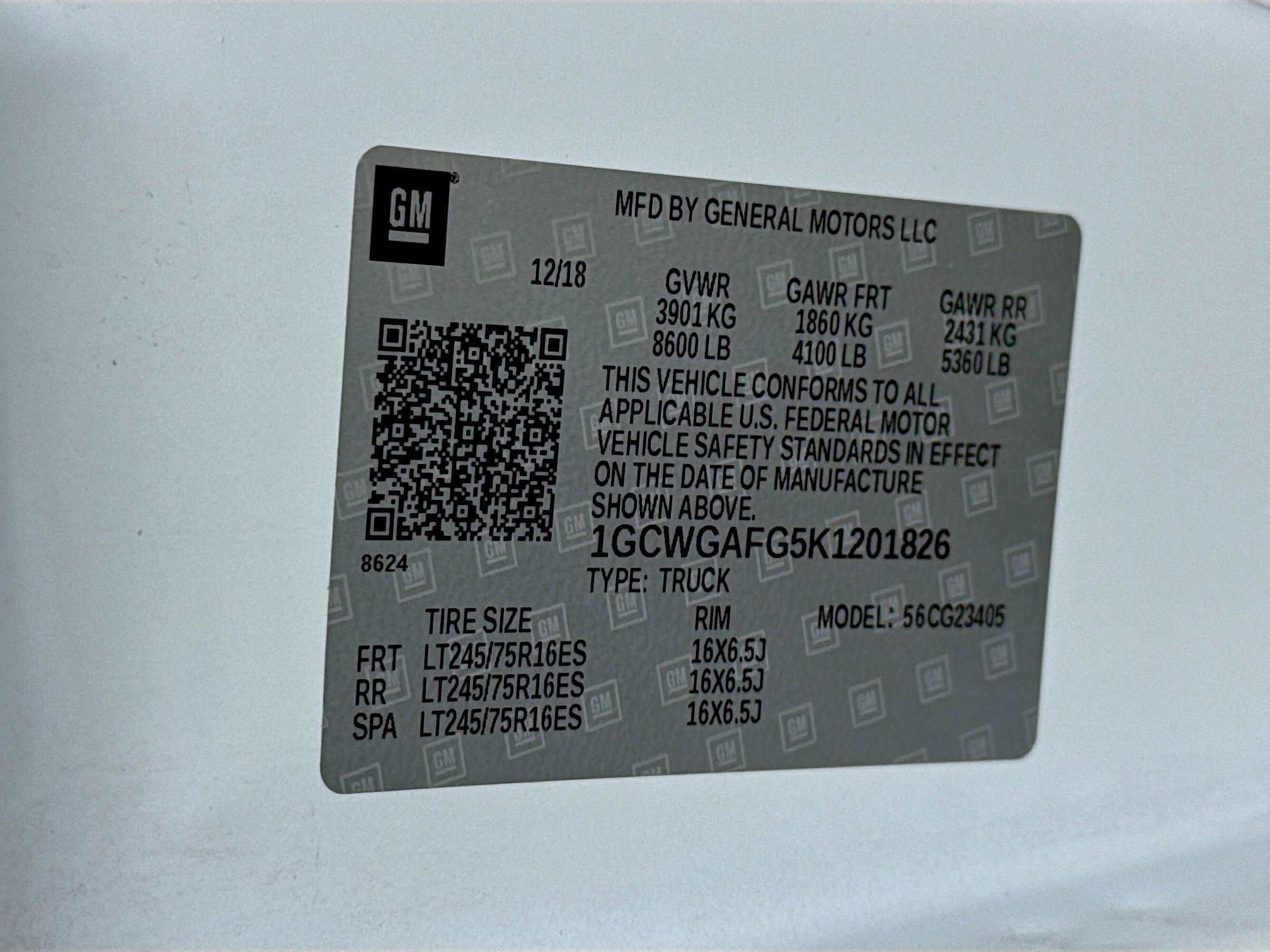 Used 2019 Chevrolet Express 2500 w/ Safety Package image 48