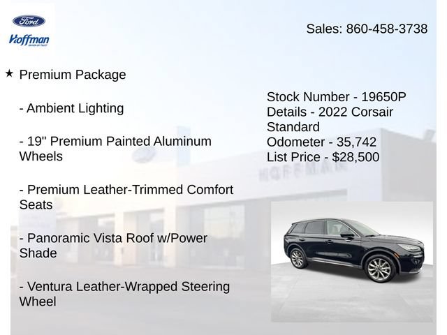 Used 2022 Lincoln Corsair AWD w/ Premium Package image 10