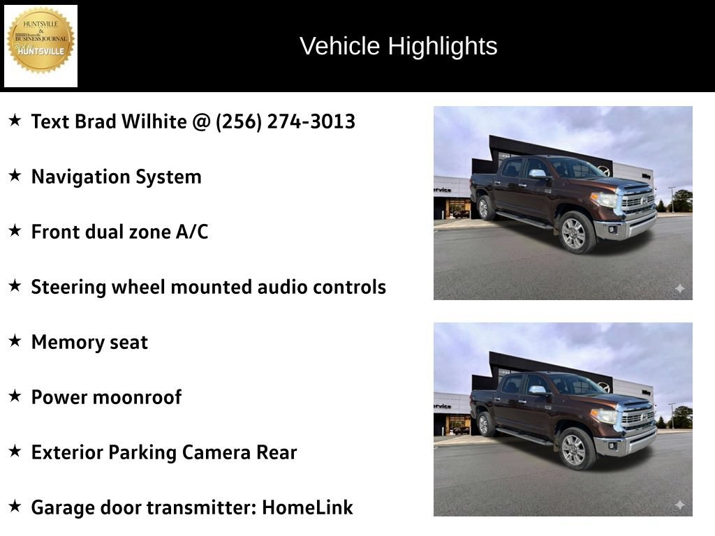 Used 2015 Toyota Tundra 1794 Edition AWD/4WD image 6