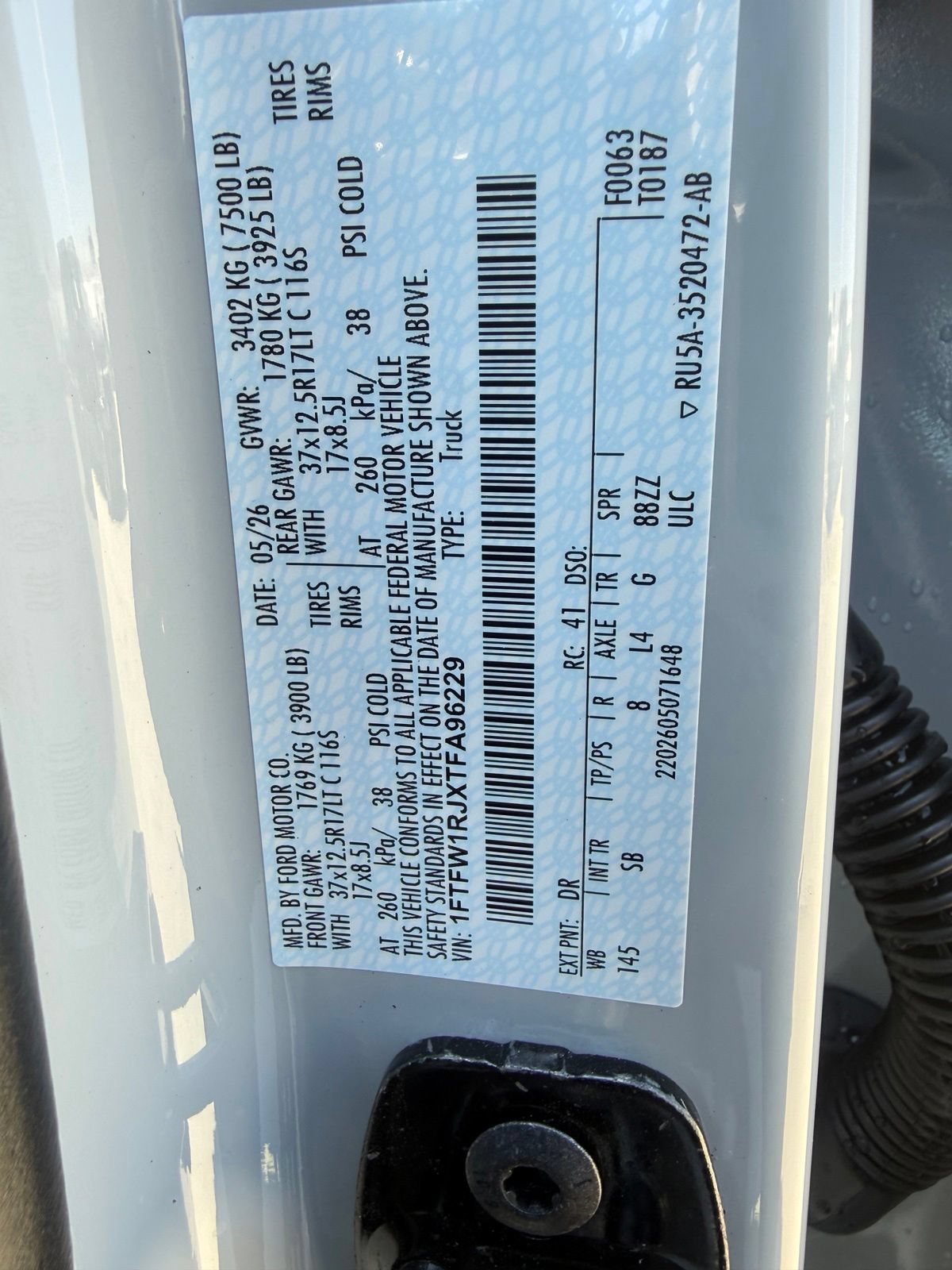 Used 2026 Ford F150 Raptor w/ Equipment Group 803A Raptor R AWD/4WD image 10