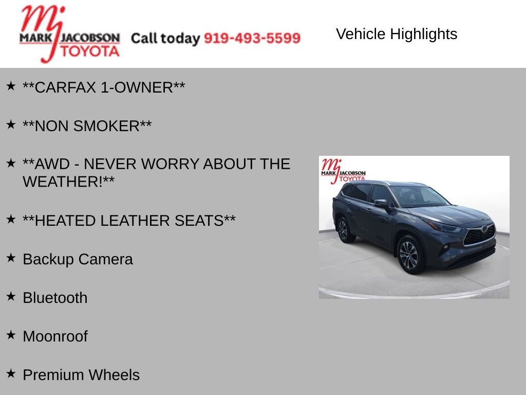 Used 2024 Toyota Highlander XLE AWD/4WD image 6