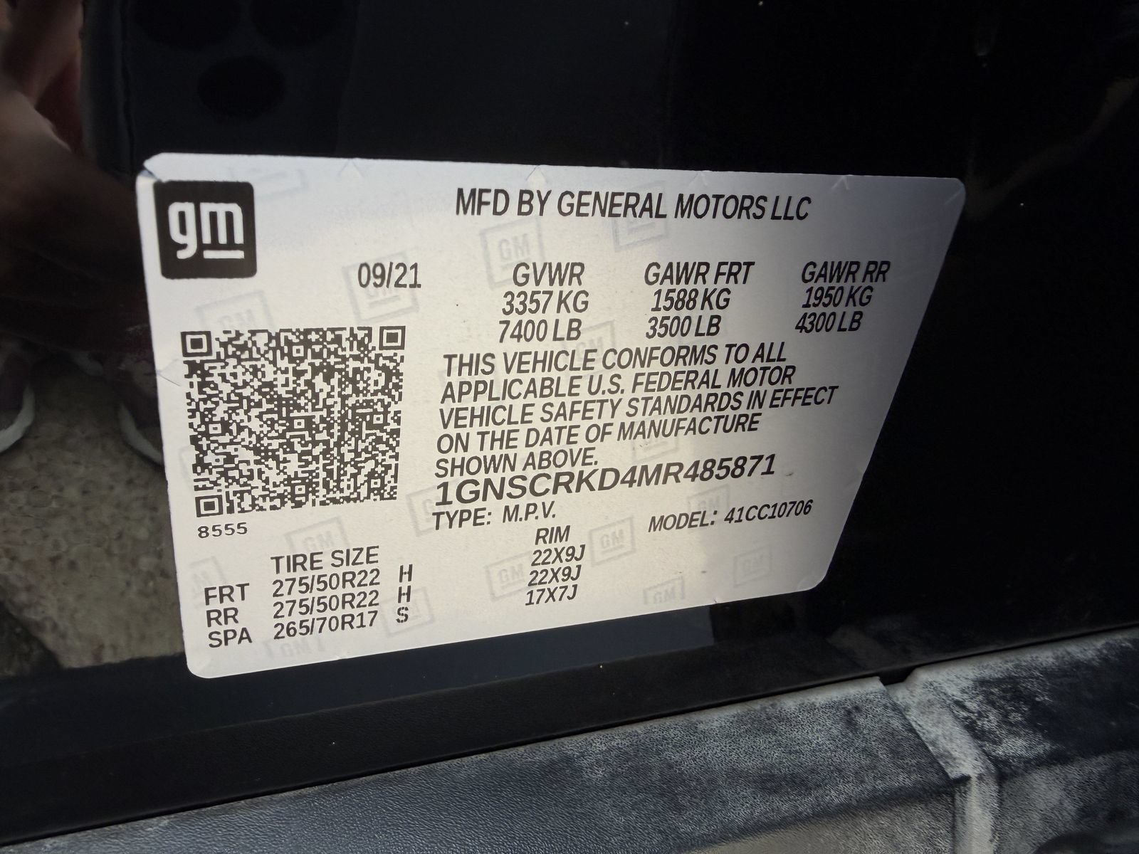 Used 2021 Chevrolet Tahoe RST RWD image 29
