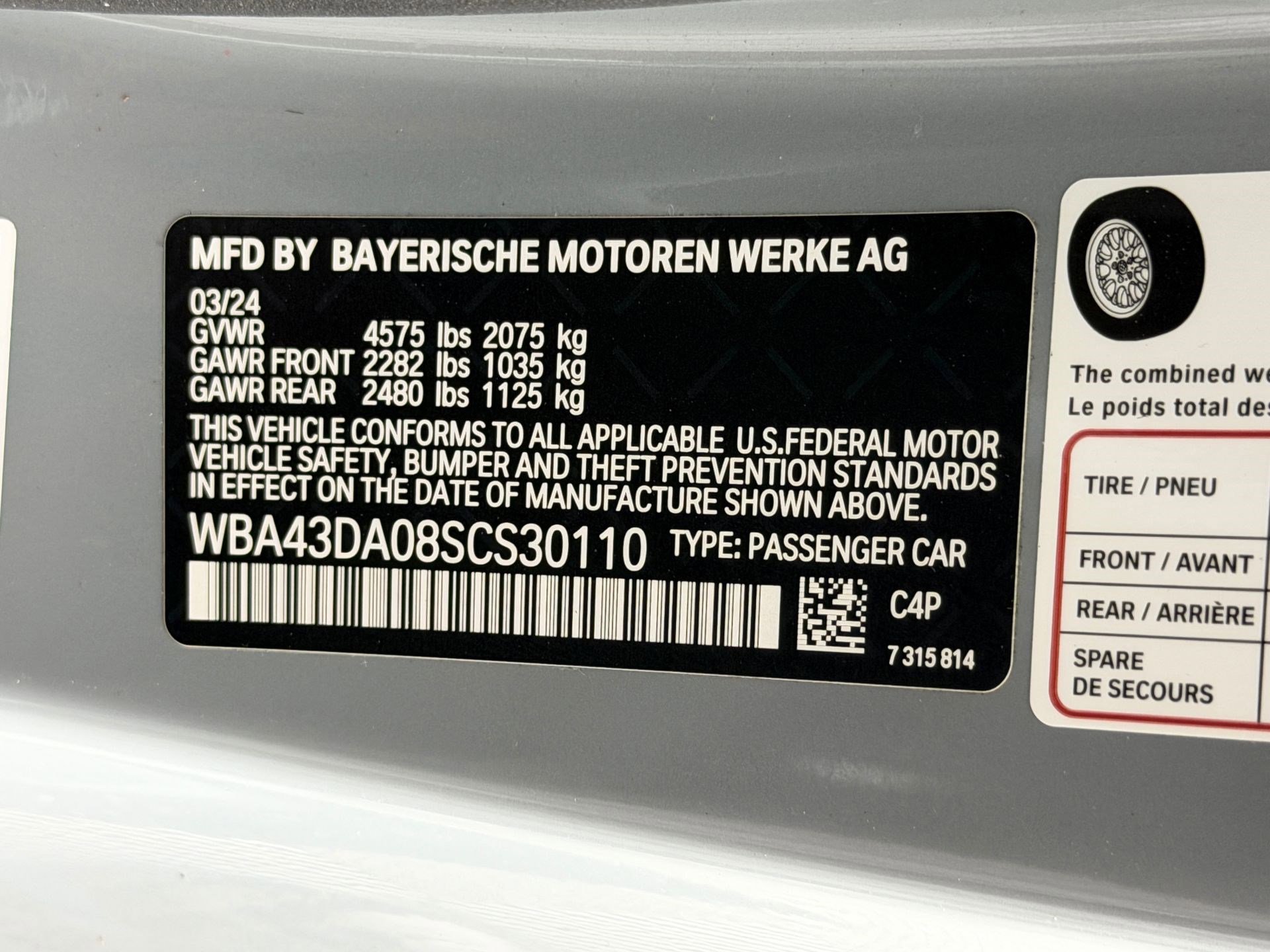 Certified 2025 BMW 430i Coupe w/ M Sport Package RWD image 18