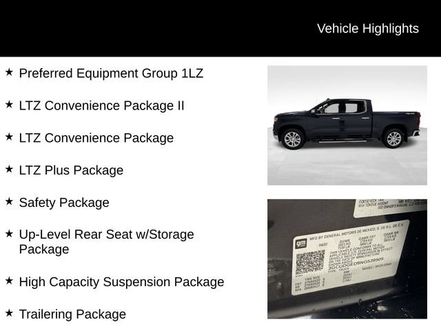 Certified 2022 Chevrolet Silverado 1500 LTZ w/ LTZ Convenience Package II AWD/4WD image 27